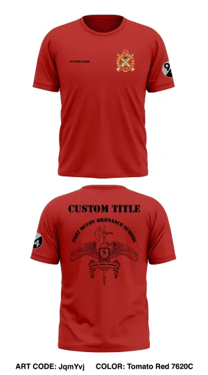 Fort McCoy Ordnance School Store 1 Core Men's SS Performance Tee - JqmYvj