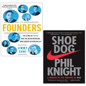 Founders Jimmy Soni, Shoe Dog A Memoir Phil Knight 2 Books Set