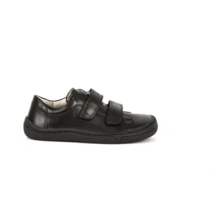 Froddo Alex Barefoot Black Leather School Shoe