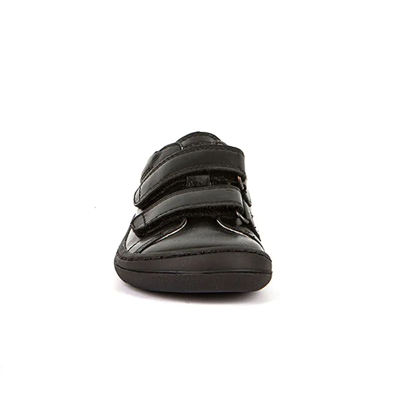 Froddo Alex Barefoot Black Leather School Shoe