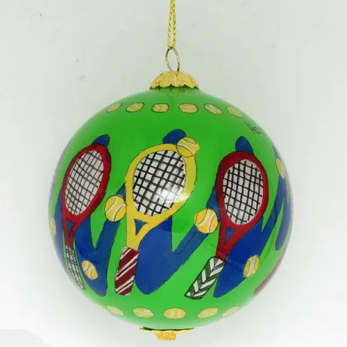 From our court to yours... Tennis Christmas Ornament