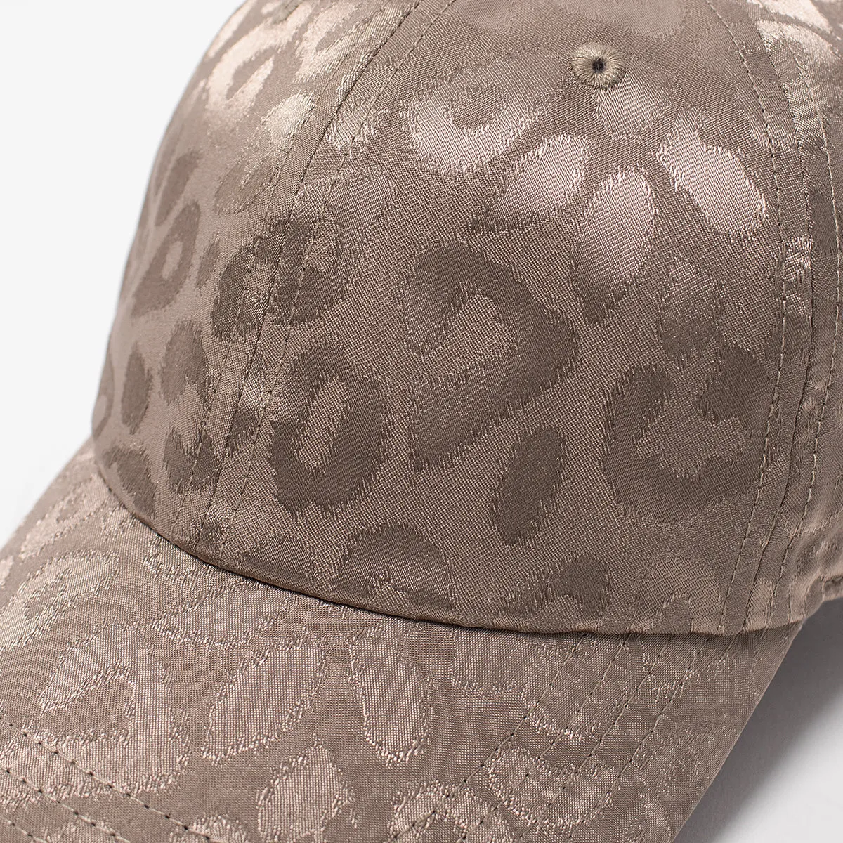 FWCAPT2126 - Satin Tonal Leopard Active Ponyflo Baseball Cap