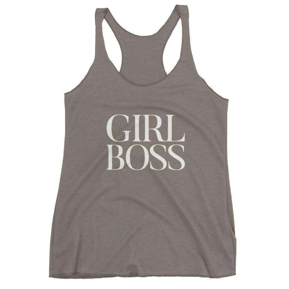 Girl boss Racerback Tank Top - High Fashion