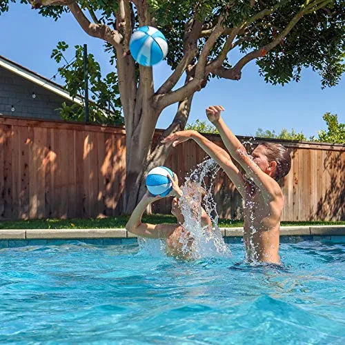 GoSports Water Basketballs 2 Pack | Choose Between Size 3 and Size 6 | Great for Swimming Pool Basketball Hoops