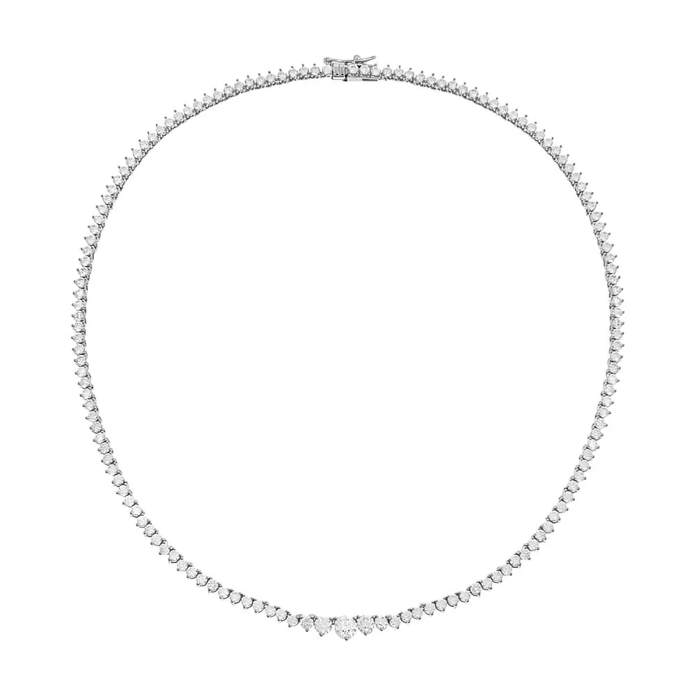 Graduated Tennis Necklace