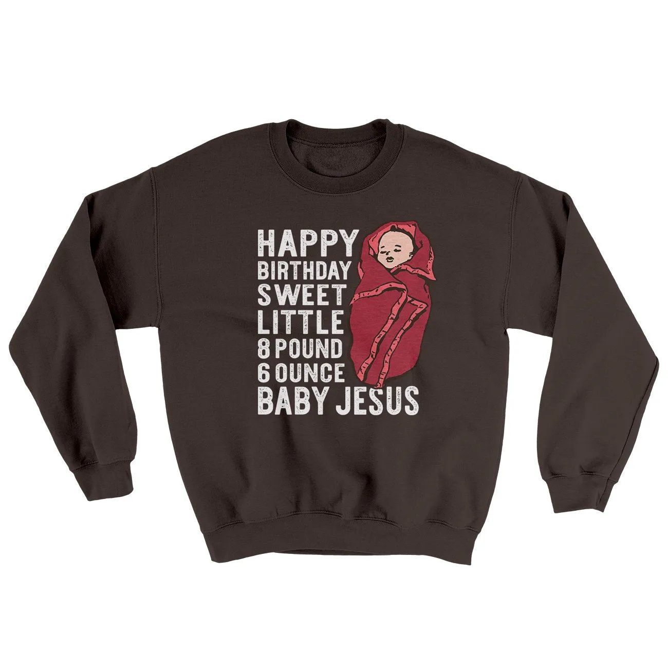 Happy Birthday Baby Jesus Funny Movie Men/Unisex Ugly Sweater