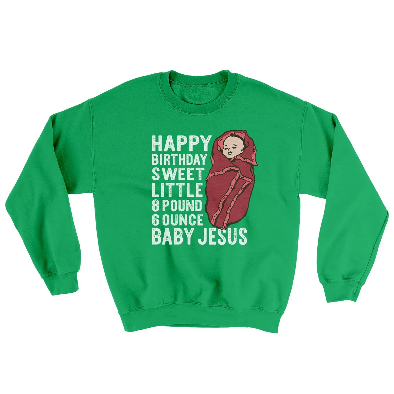 Happy Birthday Baby Jesus Funny Movie Men/Unisex Ugly Sweater