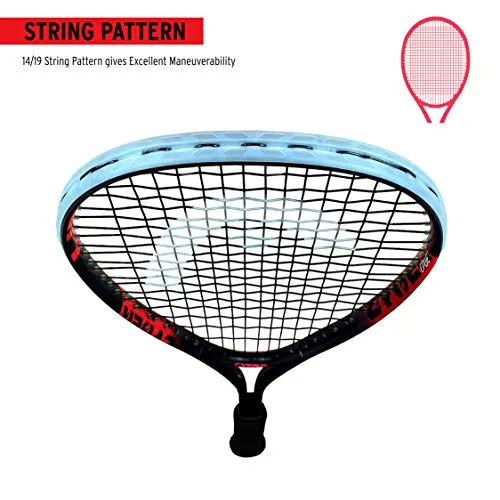 HEAD Aluminum Cyber Edge Squash Racquet | Ideal for Men Women (Red)
