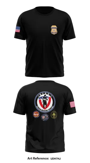 H.E.R.O. Child-Rescue Corps Core Men's SS Performance Tee - uDH7HJ