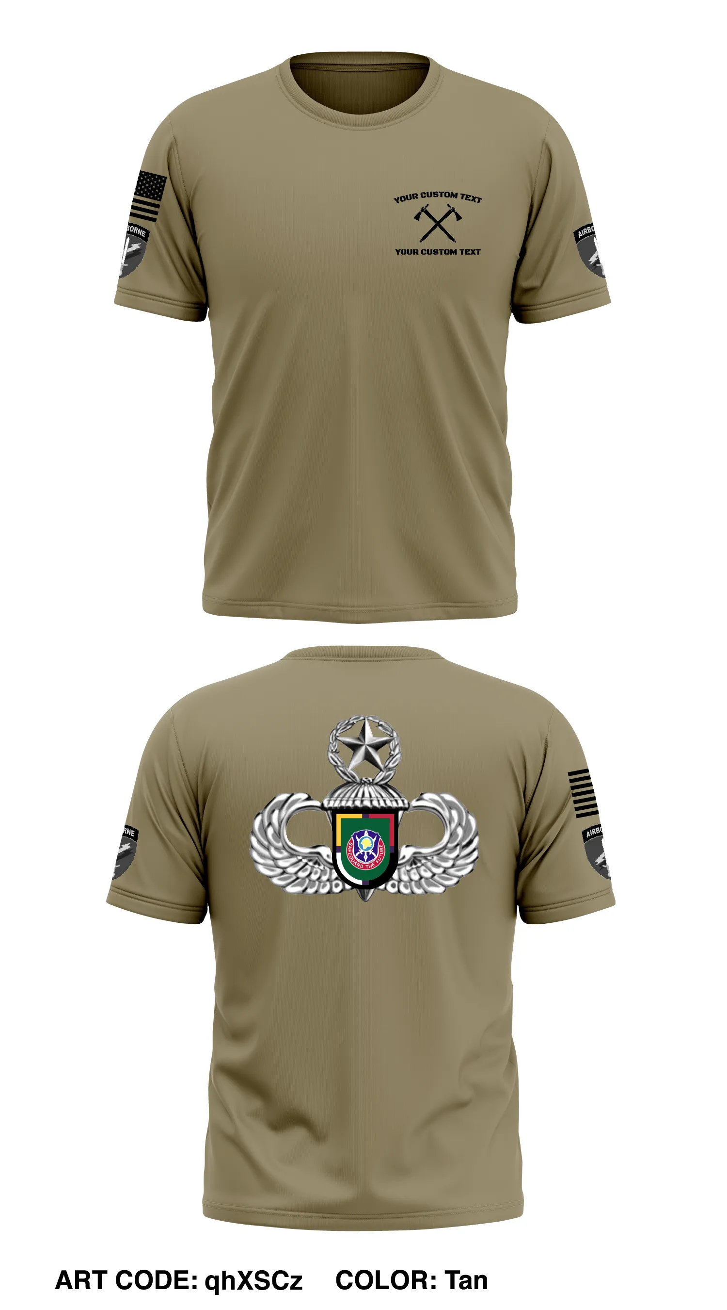 HHC(-), 404th Civil Affairs Battalion (Airborne) Store 1 Core Men's SS Performance Tee - qhXSCz
