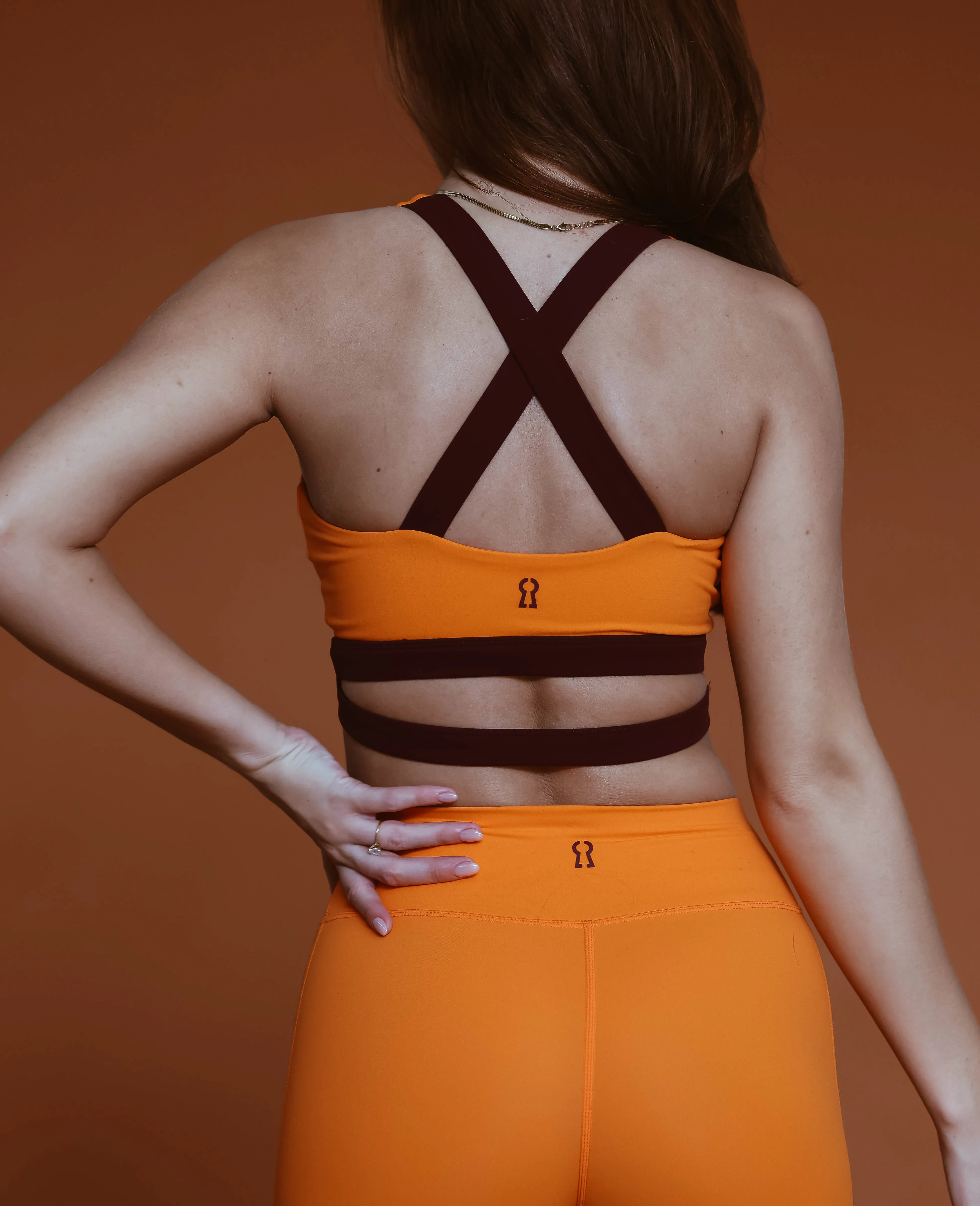 High Neck Keyhole Top - Oriole