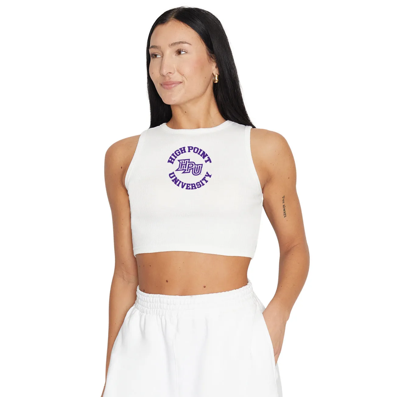 High Point University Touchdown Ribbed Tank
