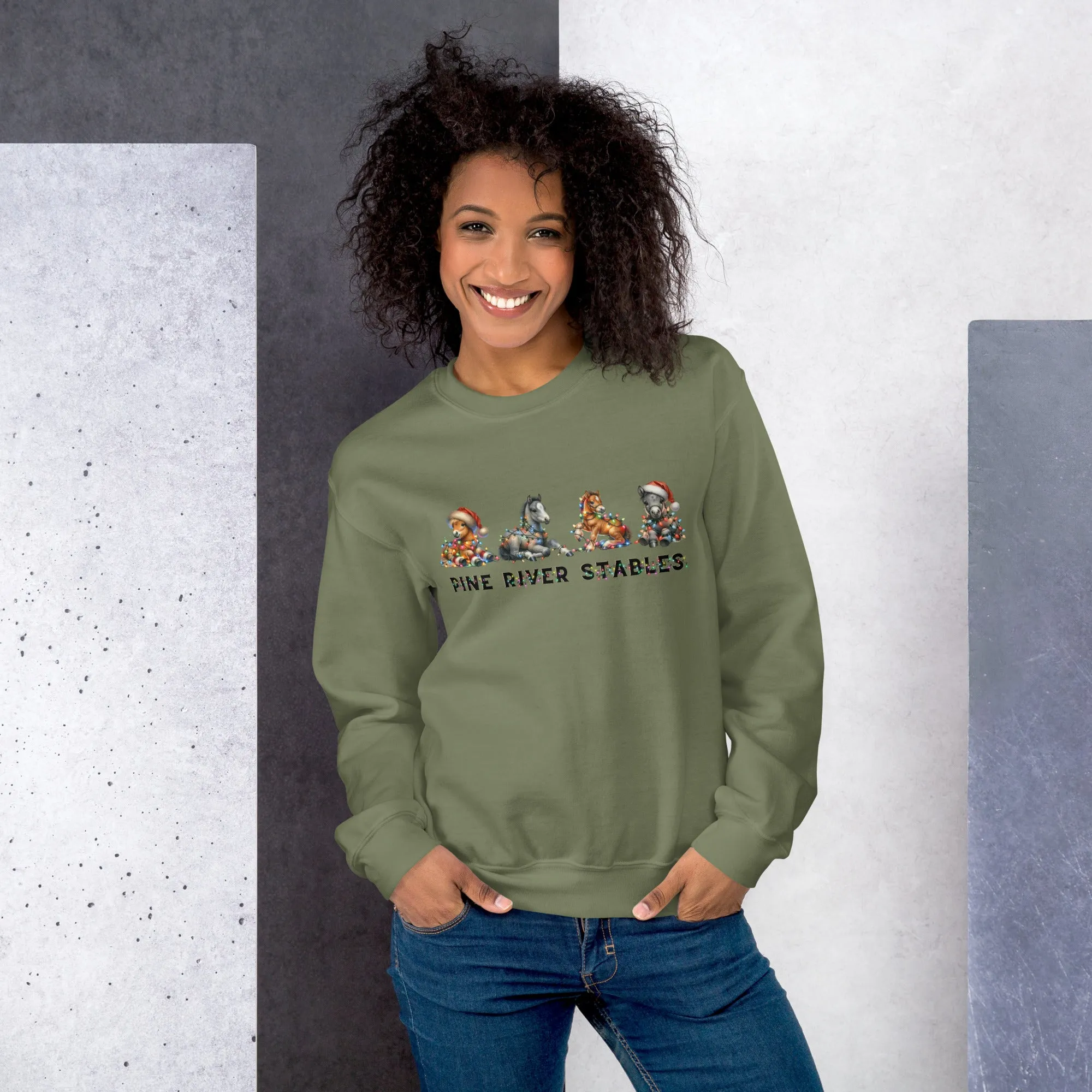 Holiday Horse Play Sweatshirt