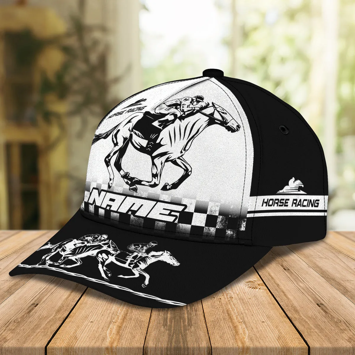 Horse Racing- Personalized Name Cap -Loop- Hd98 124