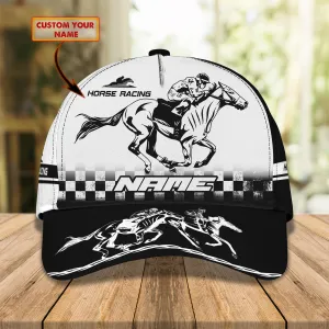 Horse Racing- Personalized Name Cap -Loop- Hd98 124