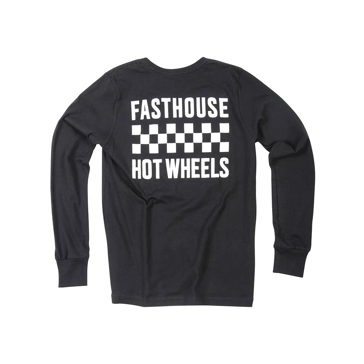 Hot Wheels Stacked Youth LS Tee - Black