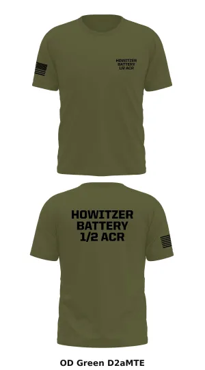 Howitzer Battery 1/2 ACR Store 1 Core Men's SS Performance Tee - D2aMTE