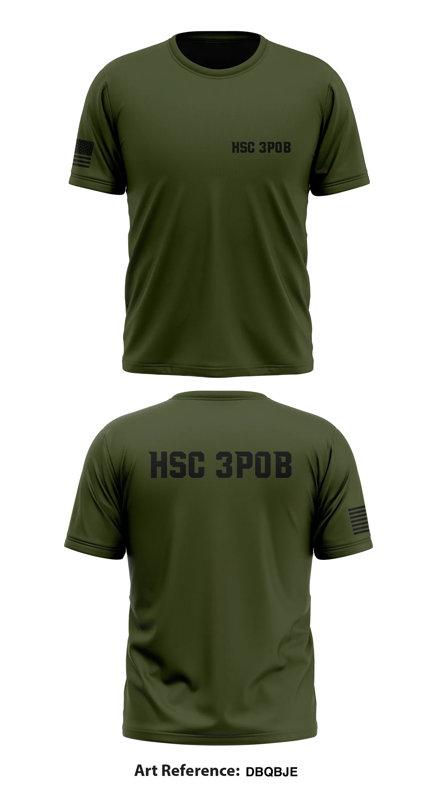 HSC 3POB Store 1 Core Men's SS Performance Tee - dBQbJE