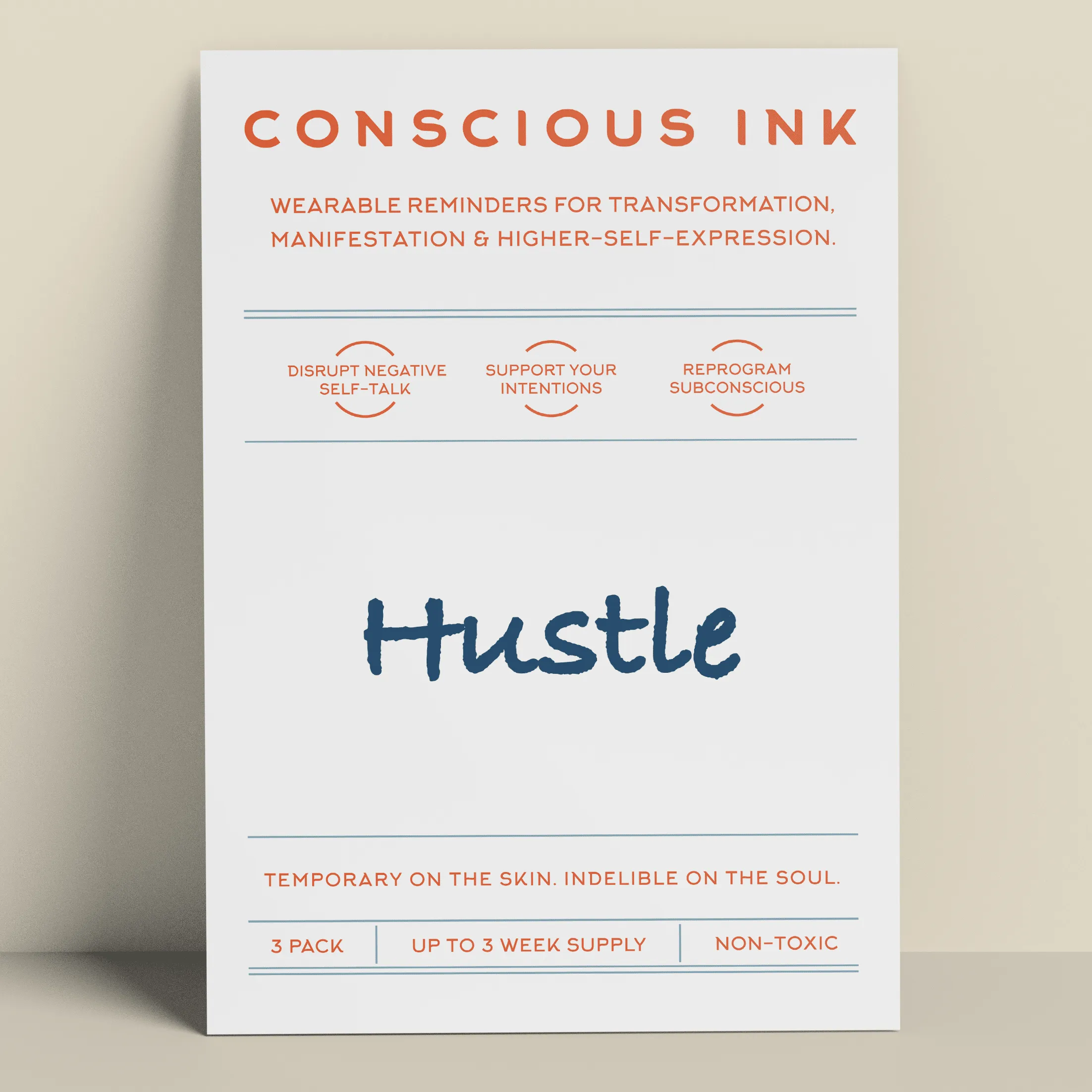 Hustle Manifestation Tattoo