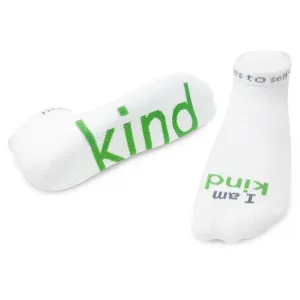 I am kind - white low-cut socks