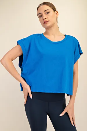 Ireland Oversized Cotton Slub Tee
