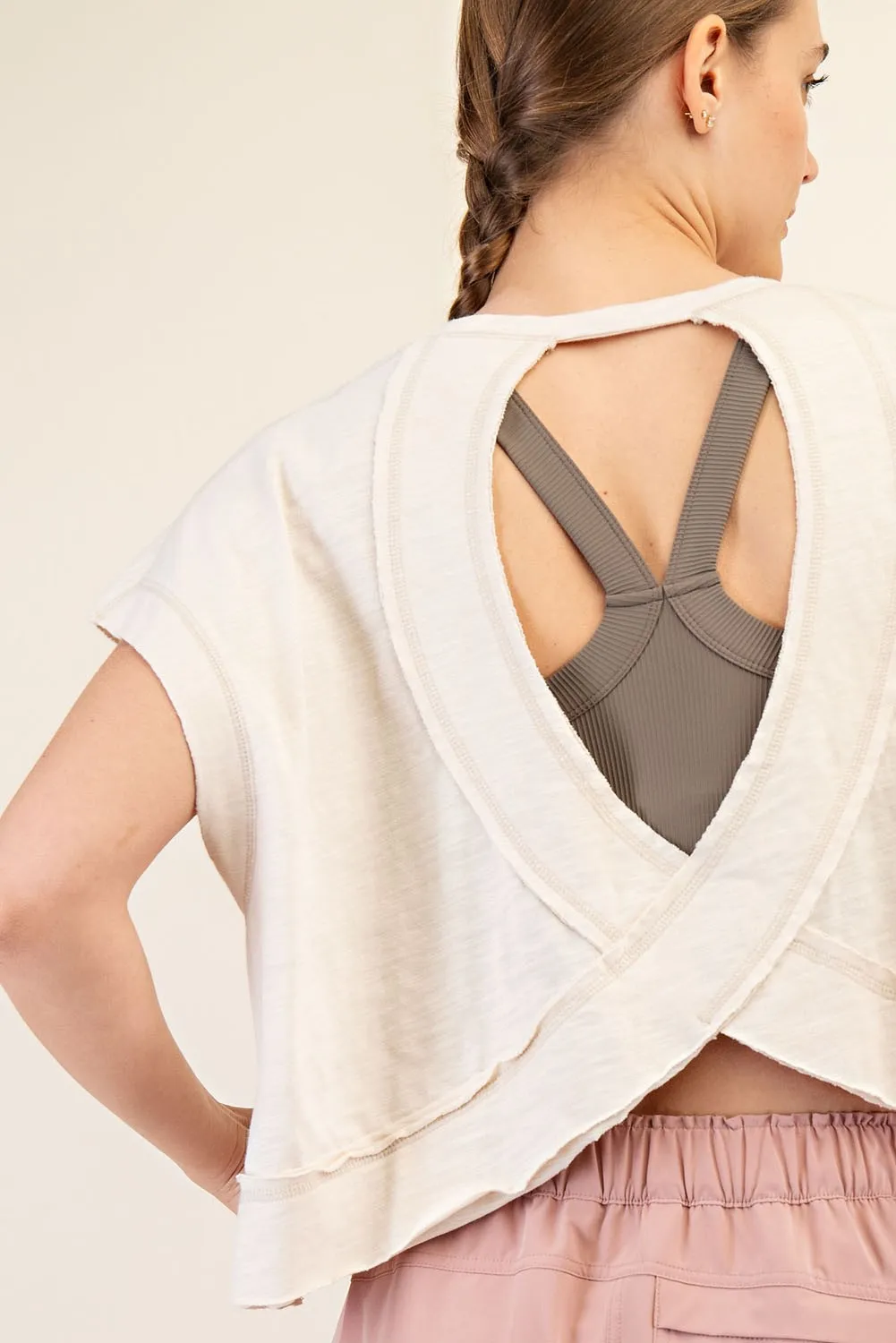 Ireland Oversized Cotton Slub Tee