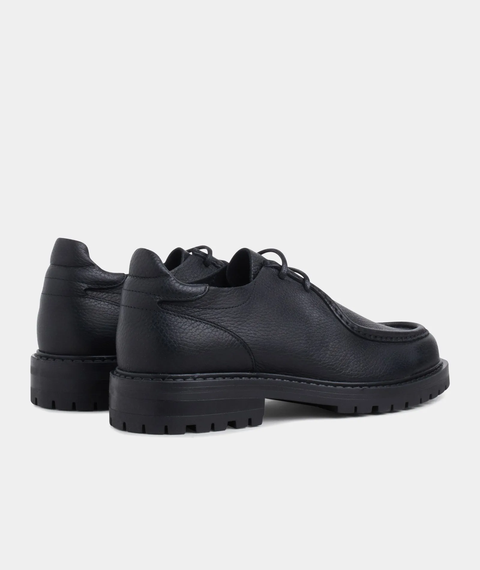 Jaz Low Top - Black Tumbled Leather