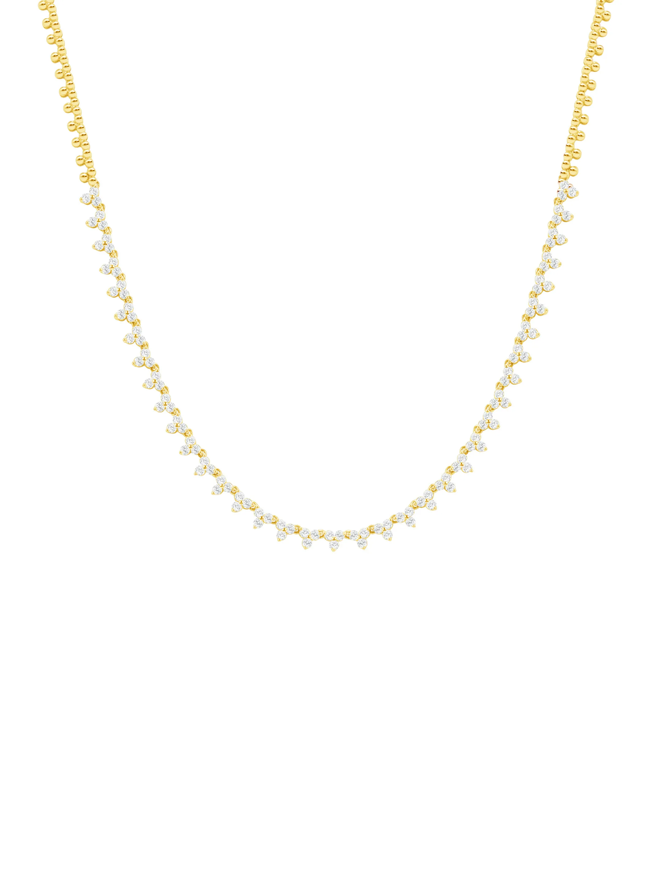 Jennie Trio Diamond Necklace 14K