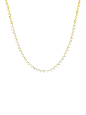 Jennie Trio Diamond Necklace 14K