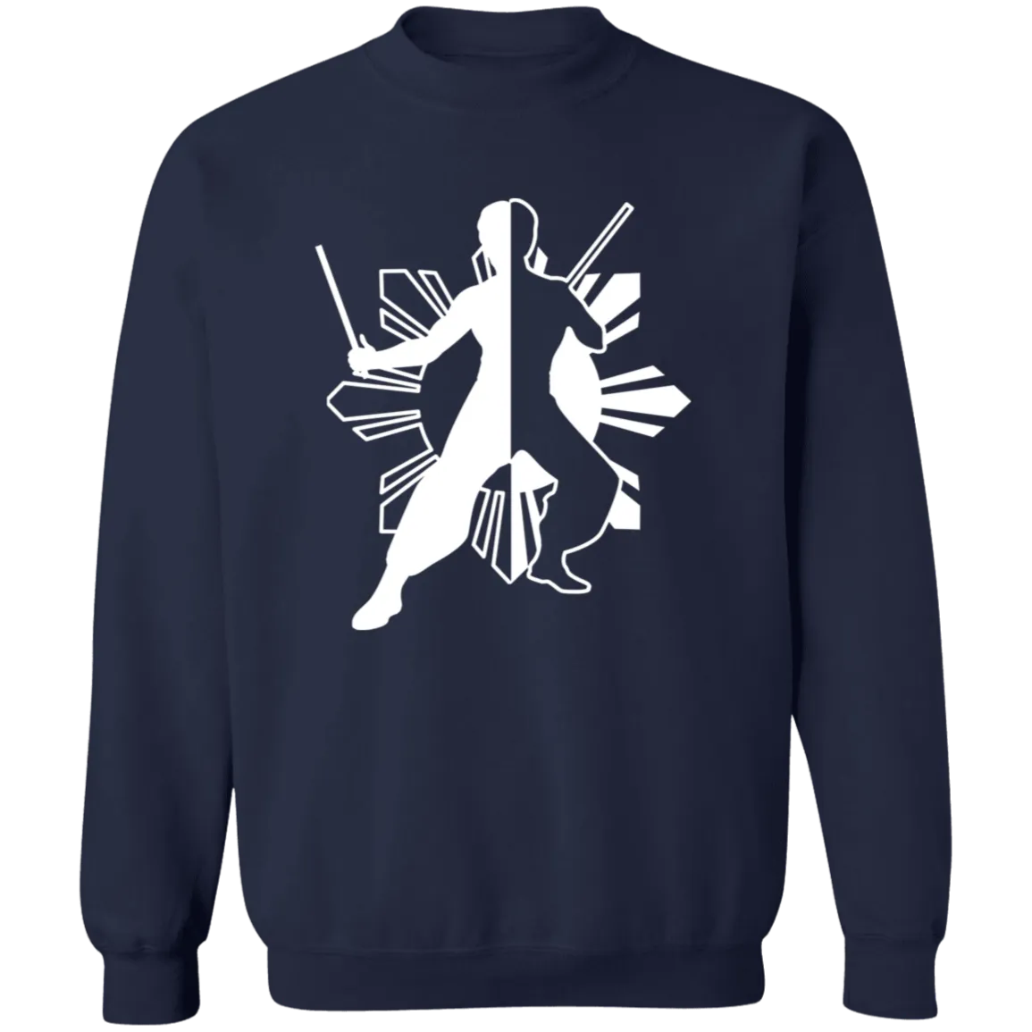 Kali Eskrima Ying Yang Unisex Crewneck Pullover Sweatshirt