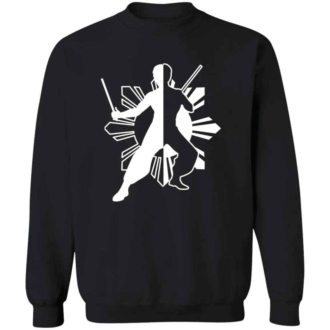 Kali Eskrima Ying Yang Unisex Crewneck Pullover Sweatshirt