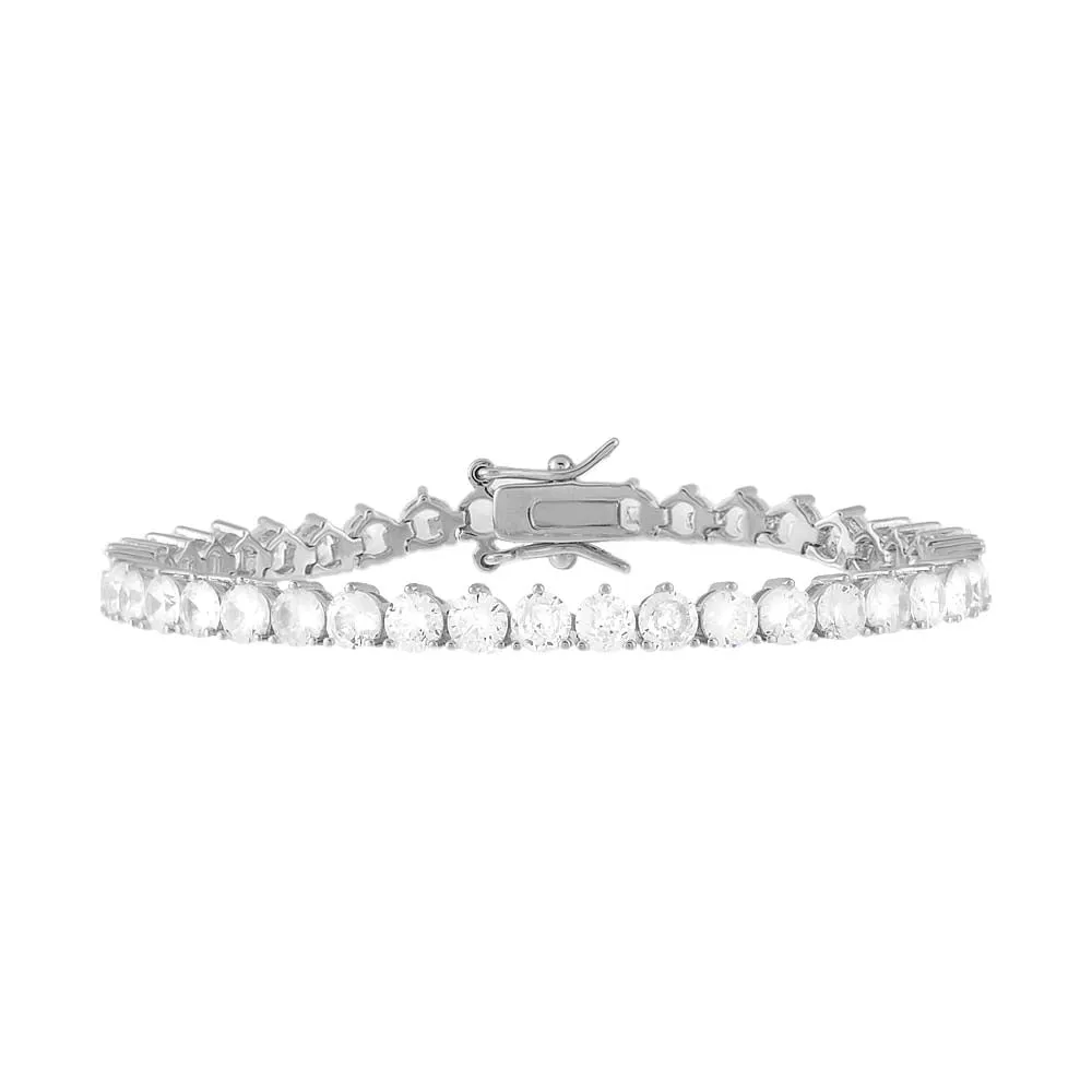 Large Three Prong Tennis Bracelet