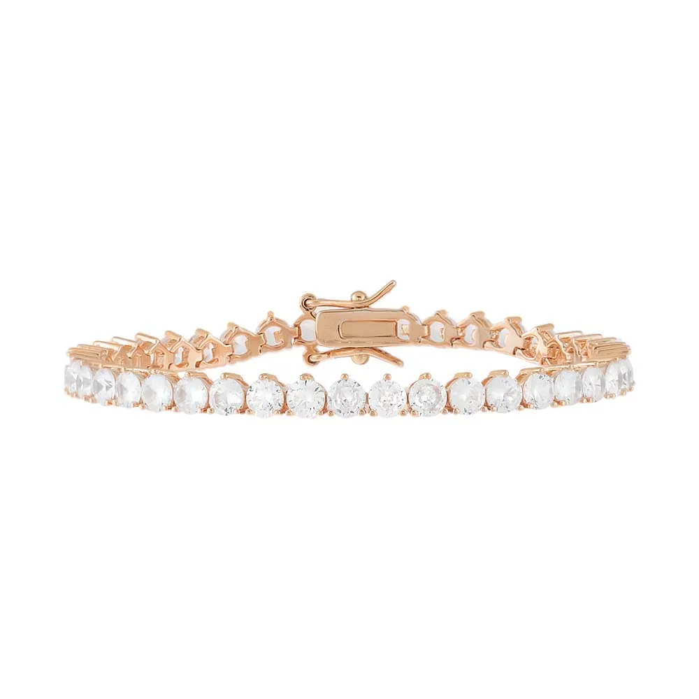 Large Three Prong Tennis Bracelet