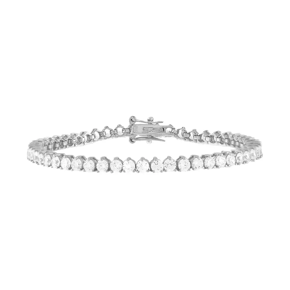 Large Three Prong Tennis Bracelet