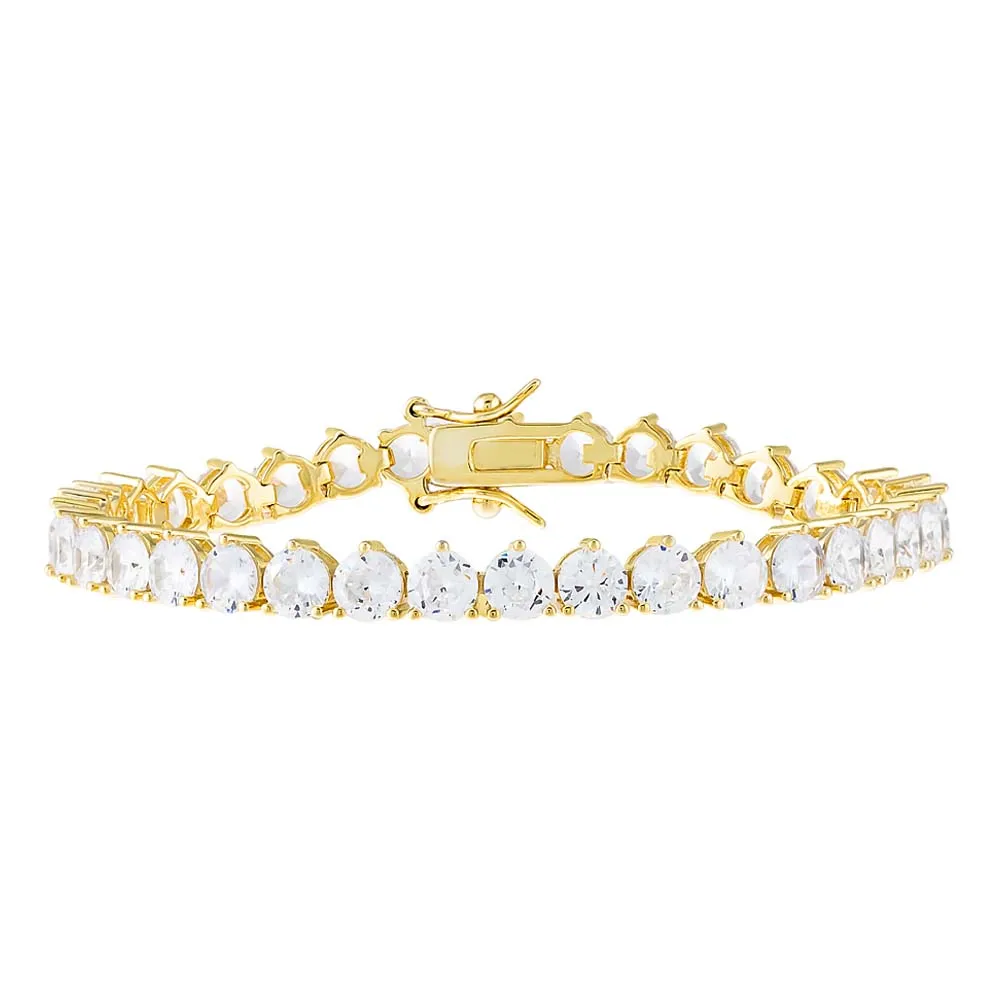 Large Three Prong Tennis Bracelet