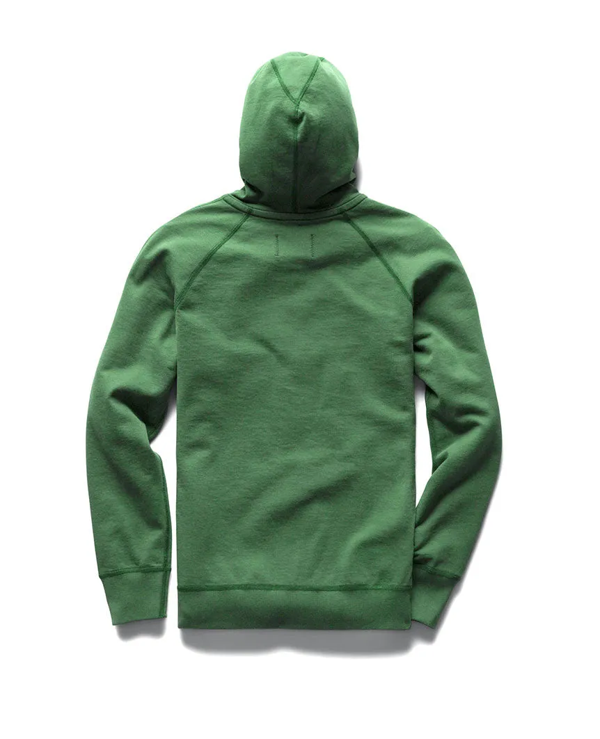 Lightweight Terry Full Zip Hoodie Jade