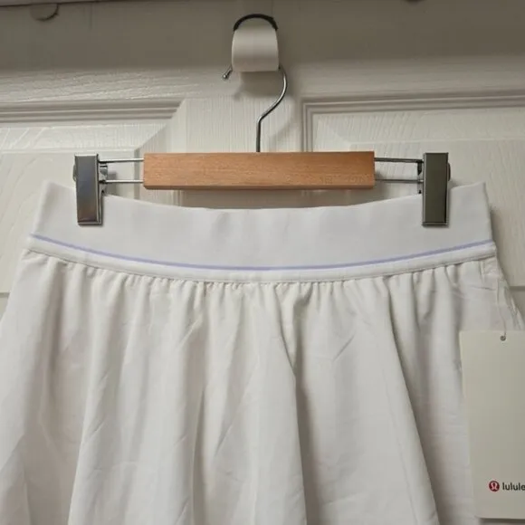 Lululemon Court Rival High-Rise Tennis Skirt White