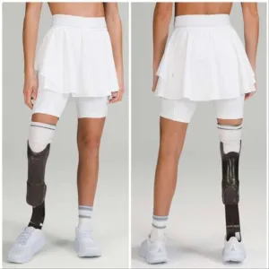 Lululemon Court Rival High-Rise Tennis Skirt White