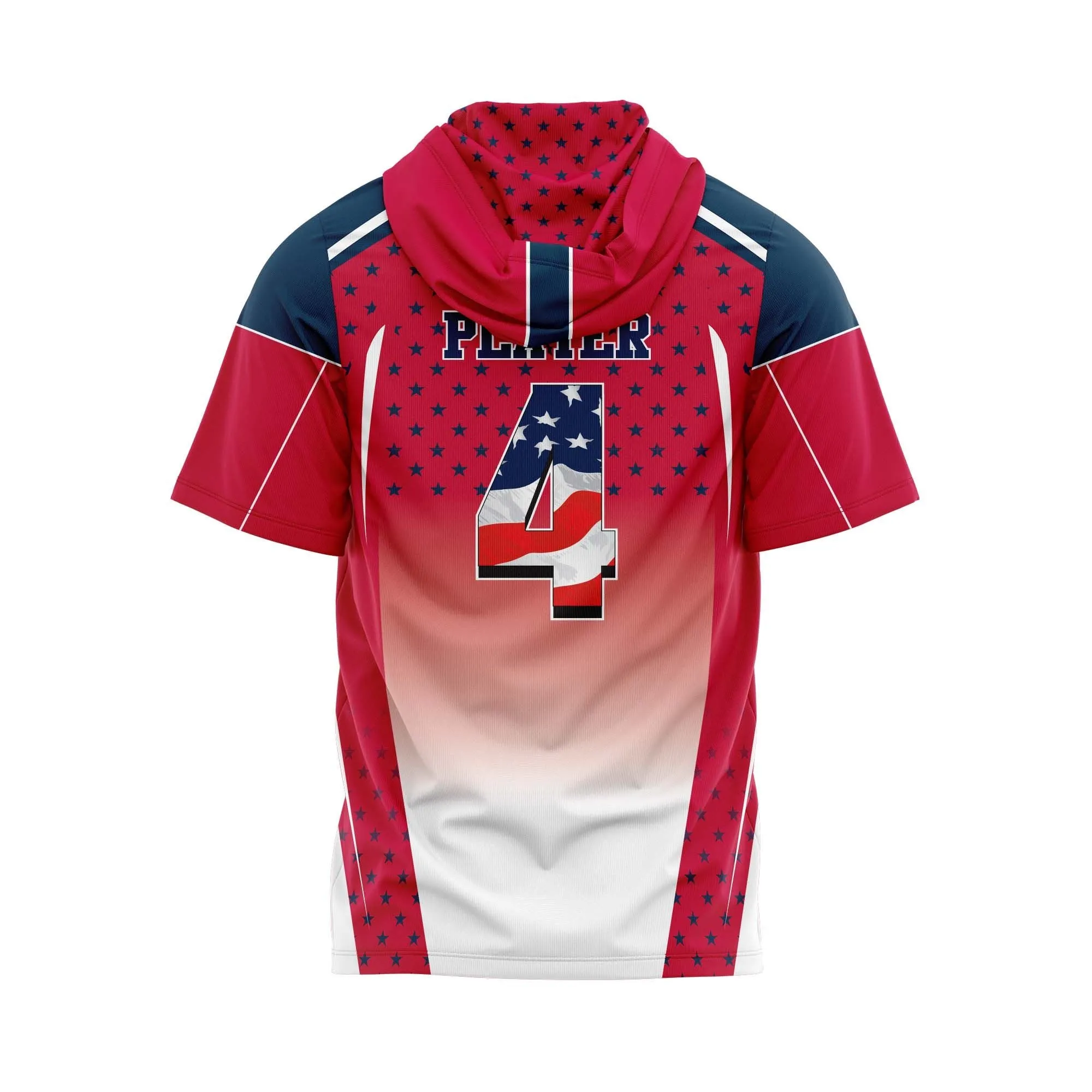 MANALAPAN BRAVES SHORT SLEEVE HOODIE