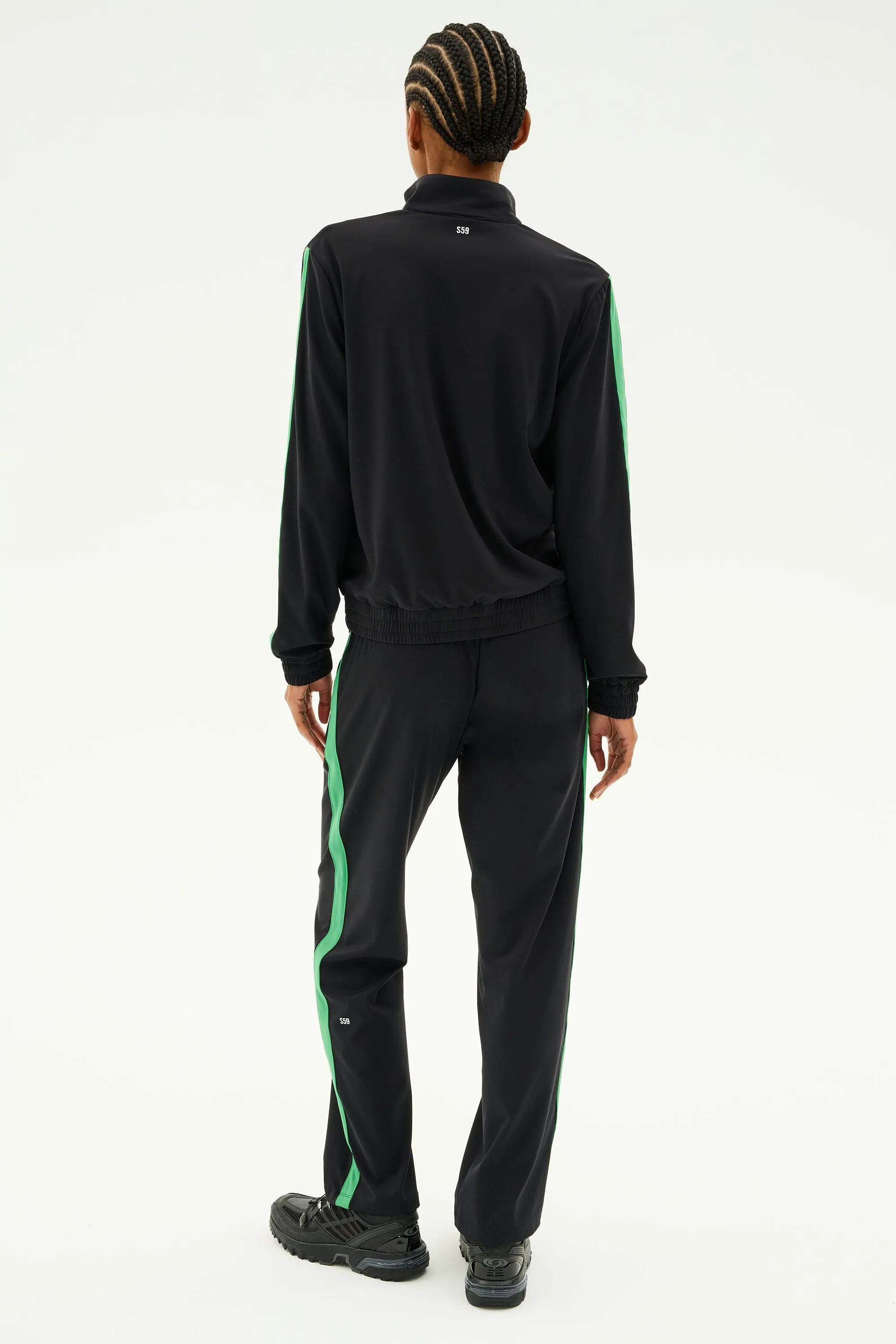 Max Rigor Track Jacket - Black/Grass