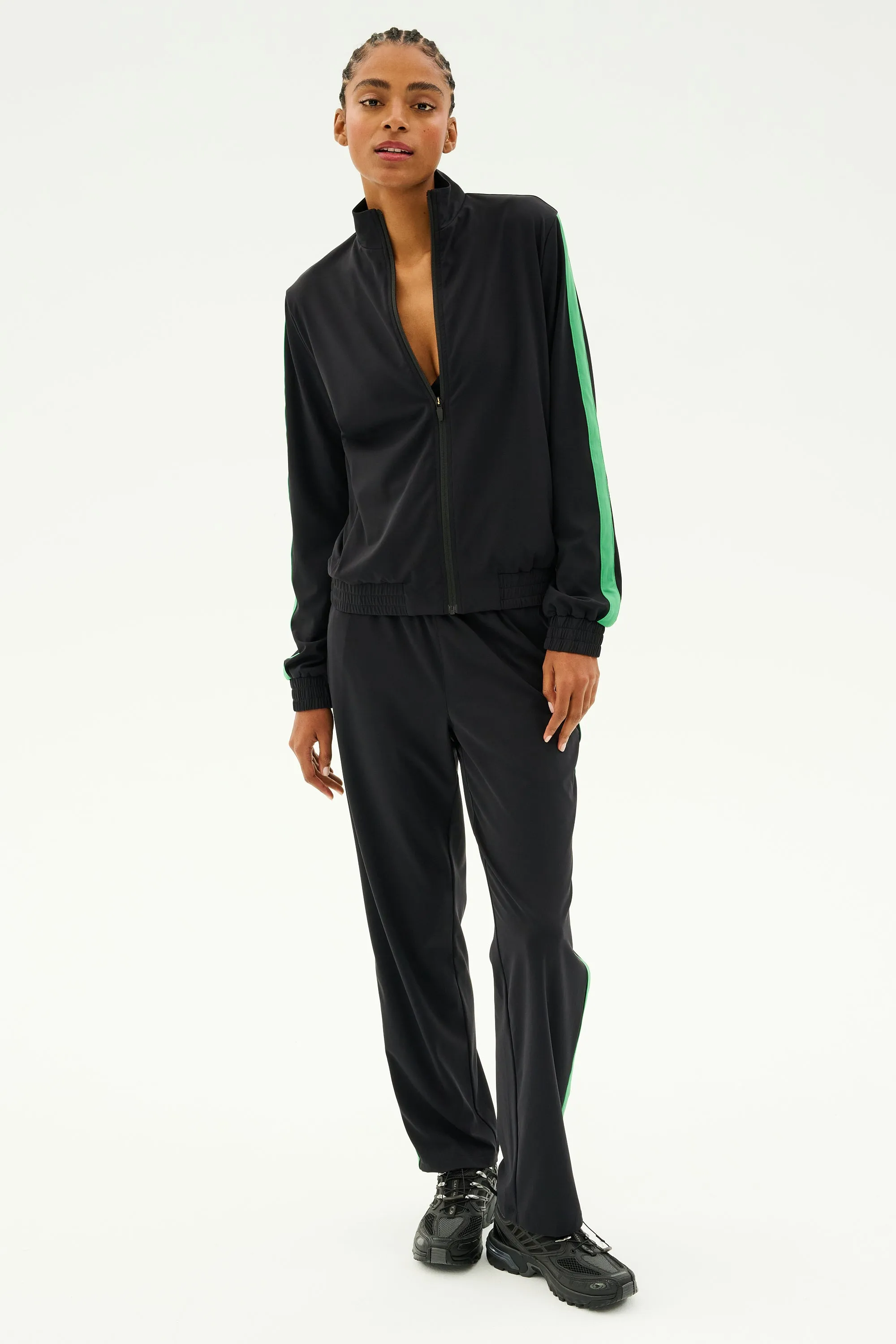Max Rigor Track Jacket - Black/Grass