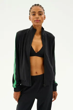 Max Rigor Track Jacket - Black/Grass