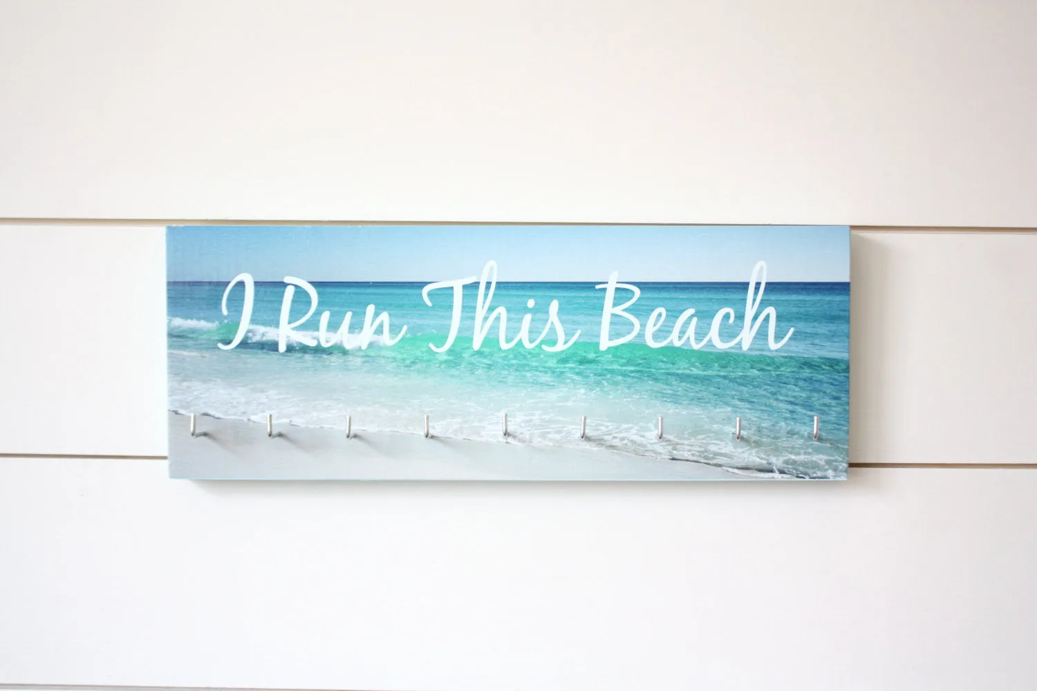 Medal Holder - I Run This Beach - Medium