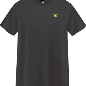 Mens Black Polyester Running Athletic Shirt