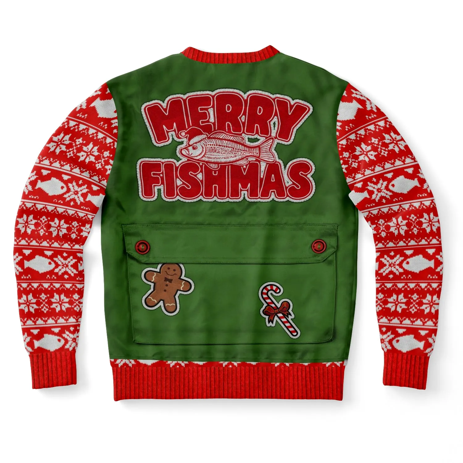 Merry Fishmas - Athletic Sweatshirt