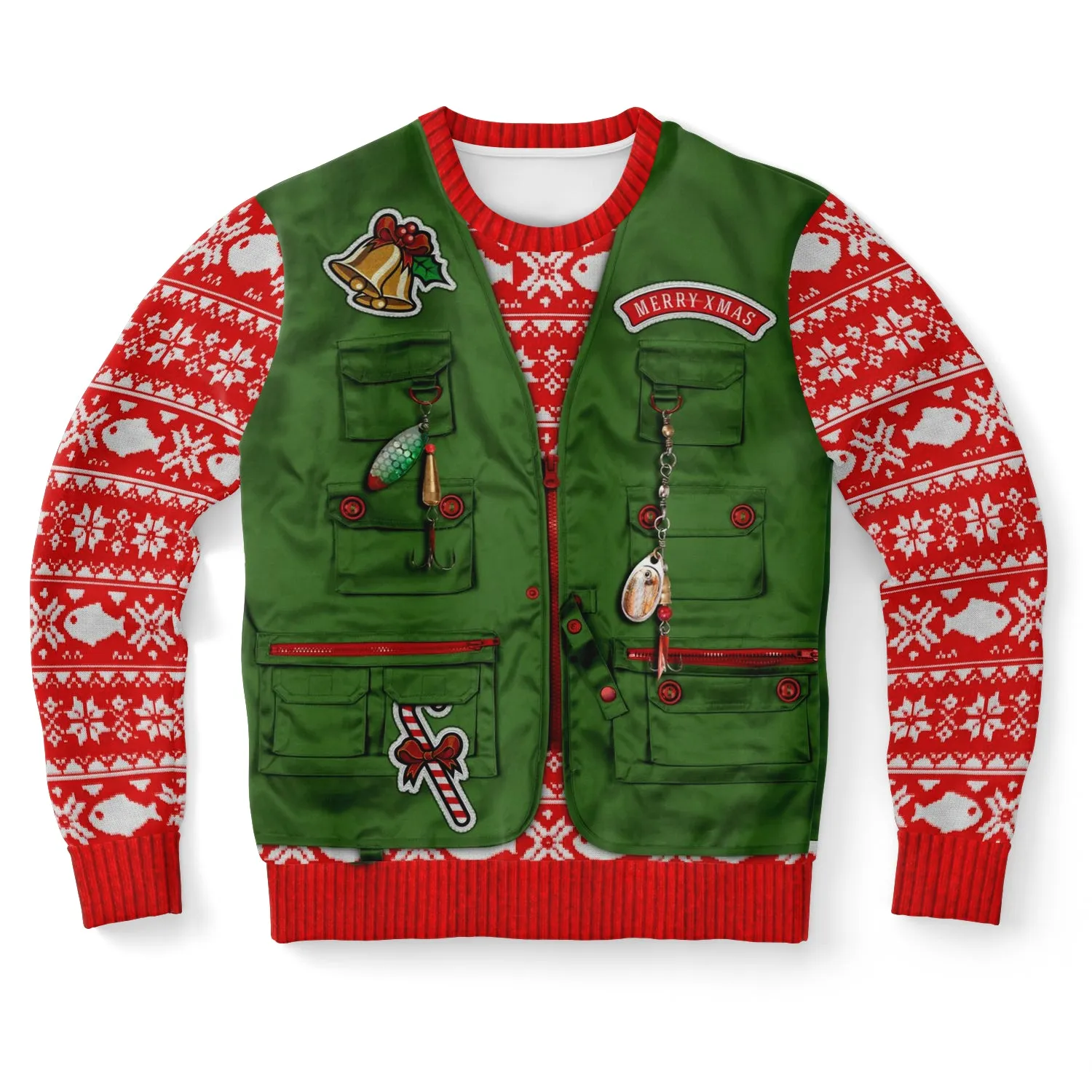 Merry Fishmas - Athletic Sweatshirt