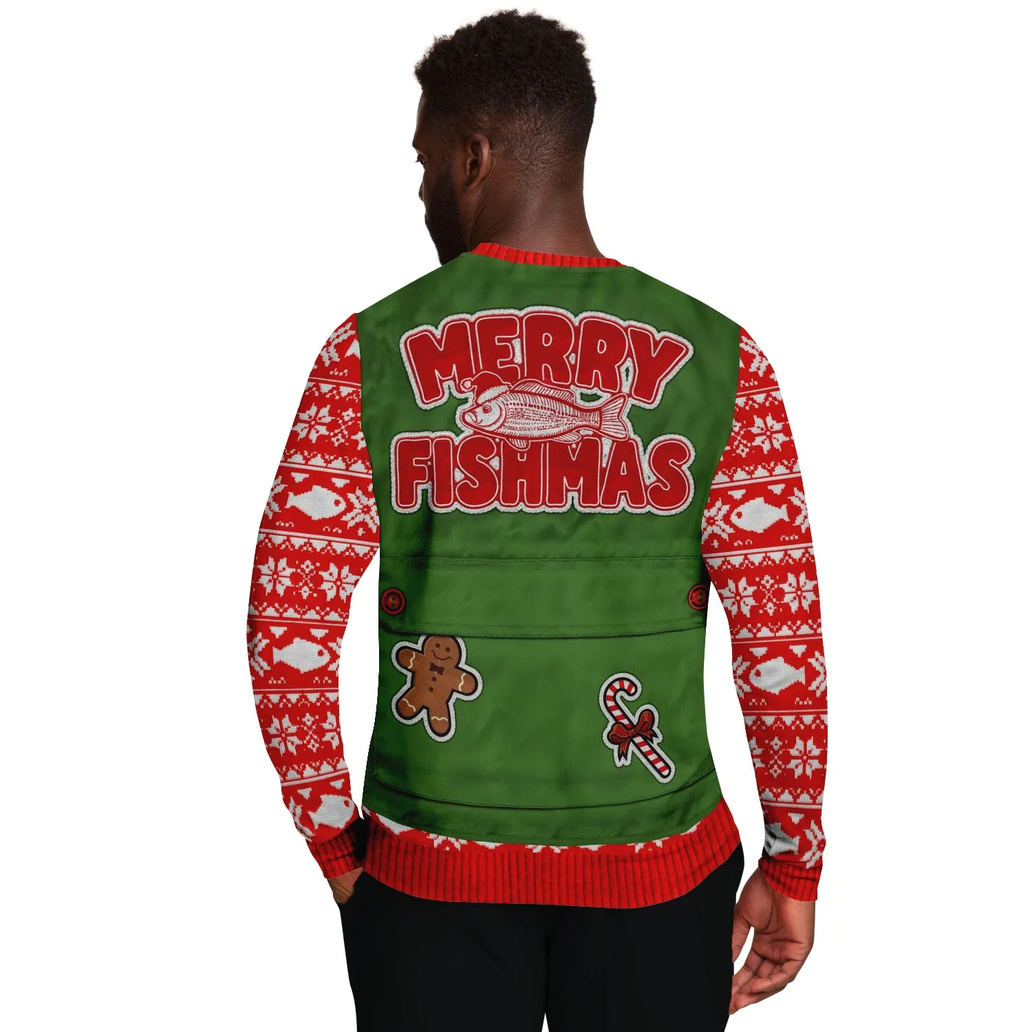 Merry Fishmas - Athletic Sweatshirt