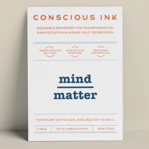 Mind Over Matter Manifestation Tattoo