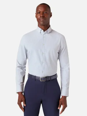 Mizzen   Main Leeward Dress Shirt - Provence Filbert Plaid