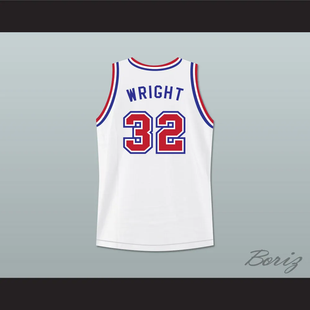 Monica Wright 32 Vigo Basketball Jersey with Love and Basketball Patch